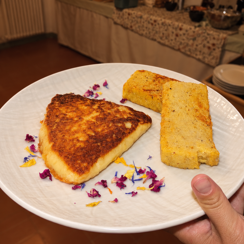 Frico e polenta